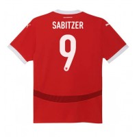 Camiseta Austria Marcel Sabitzer #9 Primera Equipación Replica Eurocopa 2024 para mujer mangas cortas